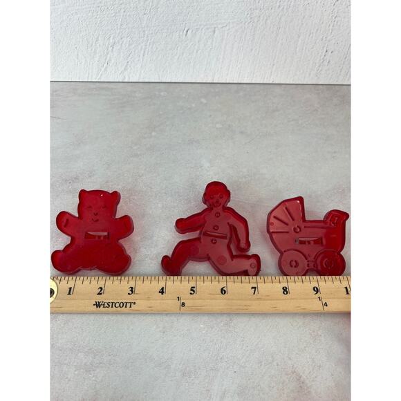 Vintage variety Christmas cookie cutters Toys Gingerbread Man Bells lot of 10 - Picture 5 of 9